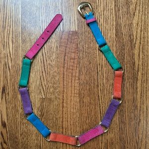 💜HP!!!💜 Vintage Express Leather Belt